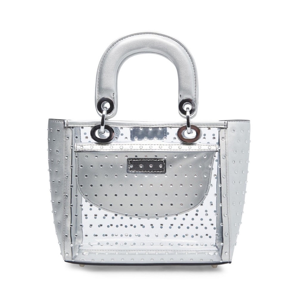 Betsey Johnson NWT Silver Bag - Picture 4 of 6